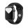 Szilikon Sport Apple Watch Szíj Antracit-Fekete, M/L, 42, 44, 45, 49mm