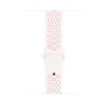 Szilikon Sport Apple Watch Szíj Fehér-Pink, M/L, 42, 44, 45, 49mm