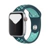Szilikon Sport Apple Watch Szíj Türkiz-Zöld, M/L, 38, 40, 41mm