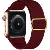 Rugalmas Szövet Apple Watch Szíj Bordó, 38, 40, 41mm