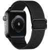 Rugalmas Szövet Apple Watch Szíj Fekete, 38, 40, 41mm