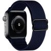 Rugalmas Szövet Apple Watch Szíj Navy Blue, 38, 40, 41mm