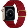 Rugalmas Szövet Apple Watch Szíj Piros, 38, 40, 41mm