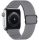 Rugalmas Szövet Apple Watch Szíj Szürke, 38, 40, 41mm
