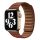 Mágneses Apple Watch Bőr szíj Barna, 38, 40, 41mm
