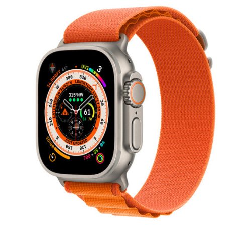 Alpesi Apple Watch Szíj Narancs, 38, 40, 41mm