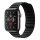 Mágneses szövet pánt Apple Watch Szíj Fekete, 42, 44, 45, 49mm
