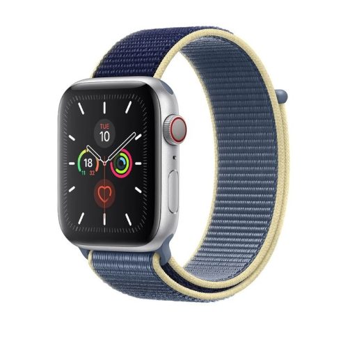 Szövet Apple Watch Szíj Alaskan Blue, 42, 44, 45, 49mm