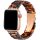 Műgyanta Apple Watch Szíj Havanna Barna - Rose Gold, 38, 40, 41mm