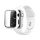 Szilikon Apple Watch Szíj és Tok (Azonos Színben) Fehér, M/L, 38mm