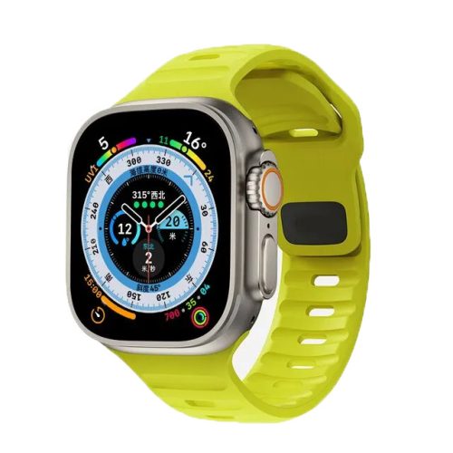 TrailBlazer Szilikon Apple Watch Szíj Neon, 38, 40, 41mm
